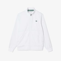 Vetements De Sport | LACOSTE Sweatshirt Zippe Sport En Fibres Recyclees