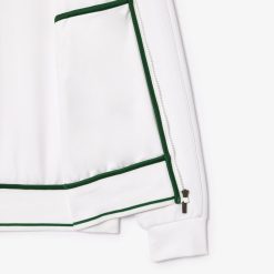 Vetements De Sport | LACOSTE Sweatshirt Zippe Sport En Fibres Recyclees