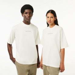 T-Shirts | LACOSTE T-Shirt Loose Fit En Jersey De Coton