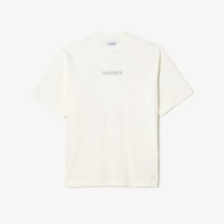 T-Shirts | LACOSTE T-Shirt Loose Fit En Jersey De Coton