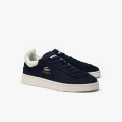 Sneakers | LACOSTE Sneakers Baseshot Premium Homme En Cuir