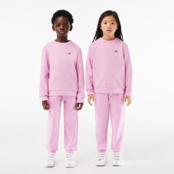 Vetements Fille | LACOSTE Sweatshirt Enfant Lacoste En Molleton De Coton Biologique