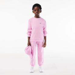 Vetements Fille | LACOSTE Sweatshirt Enfant Lacoste En Molleton De Coton Biologique