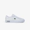 Sneakers | LACOSTE Sneakers Powercourt Femme Lacoste En Cuir Aux Details Etudies