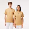 T-Shirts | LACOSTE T-Shirt Regular Fit Avec Marquage En Jersey De Coton