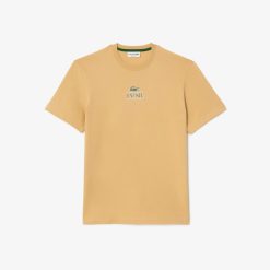 T-Shirts | LACOSTE T-Shirt Regular Fit Avec Marquage En Jersey De Coton