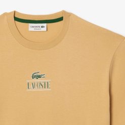 T-Shirts | LACOSTE T-Shirt Regular Fit Avec Marquage En Jersey De Coton