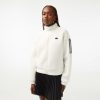 Vetements De Sport | LACOSTE Sweatshirt Zippe Femme Loose Fit Lacoste Sport Avec Capuche