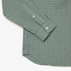 Chemises | LACOSTE Chemise A Carreaux En Flanelle De Coton