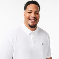 Polos | LACOSTE Polo Homme Lacoste En Petit Pique De Coton - Grande Taille - Tall