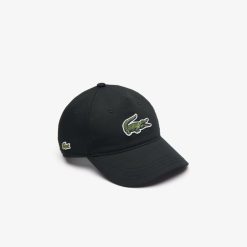 Accessoires | LACOSTE Casquette En Twill De Coton Avec Grand Crocodile