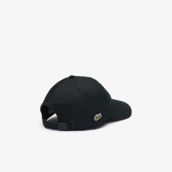 Accessoires | LACOSTE Casquette En Twill De Coton Avec Grand Crocodile