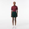 Vetements De Sport | LACOSTE Bermuda Femme Golf Lacoste Sport En Taffetas Extensible