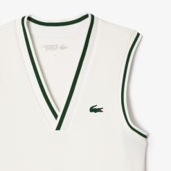 Vetements De Sport | LACOSTE Robe Sport En Pique Avec Shorty Amovible