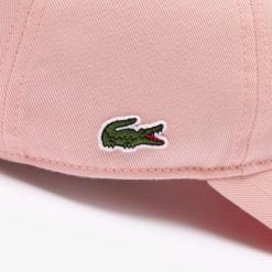 Chapeaux & Casquettes | LACOSTE Casquette Unie Lacoste En Twill De Coton Biologique