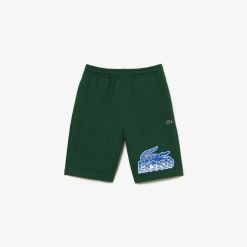 Pantalons & Shorts | LACOSTE Short Homme Lacoste En Molleton De Coton