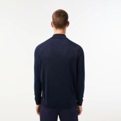 Vetements De Sport | LACOSTE Pull Homme Golf Lacoste Sport En Laine Technique