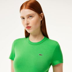 T-Shirts | LACOSTE T-Shirt Slim Fit En Jersey Stretch Extensible