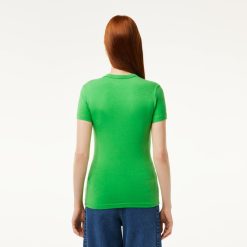 T-Shirts | LACOSTE T-Shirt Slim Fit En Jersey Stretch Extensible