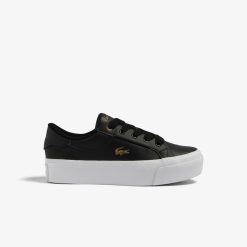 Sneakers | LACOSTE Sneakers Ziane Platform Femme Lacoste En Cuir