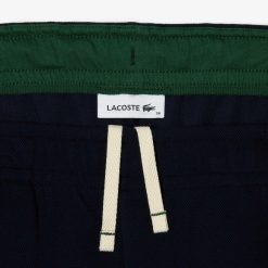 Pantalons & Shorts | LACOSTE Pantalon De Jogging Jogger En Coton Melange Uni