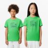 Vetements Fille | LACOSTE T-Shirt Tennis Ultra-Dry Sport Edition Roland Garros