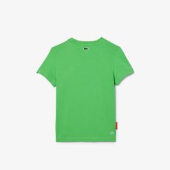 Vetements Fille | LACOSTE T-Shirt Tennis Ultra-Dry Sport Edition Roland Garros