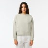 Sweatshirts | LACOSTE Sweatshirt Jogger Femme Lacoste Imprime Au Dos