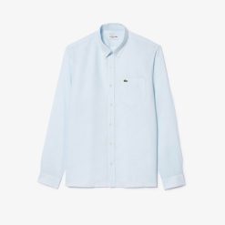 Chemises | LACOSTE Chemise Homme Lacoste En Lin