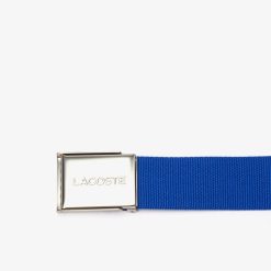 Ceintures | LACOSTE Ceinture Sangle Boucle Gravee Lacoste Edition Made In France