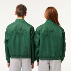 Vetements Fille | LACOSTE Blouson Teddy Enfant Color-Block Lacoste En Nylon