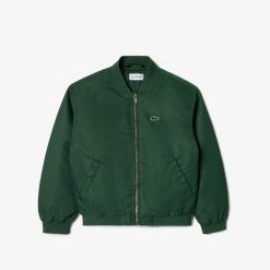 Vetements Fille | LACOSTE Blouson Teddy Enfant Color-Block Lacoste En Nylon