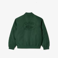 Vetements Fille | LACOSTE Blouson Teddy Enfant Color-Block Lacoste En Nylon