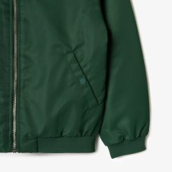 Vetements Fille | LACOSTE Blouson Teddy Enfant Color-Block Lacoste En Nylon