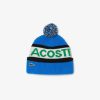 Chapeaux & Casquettes | LACOSTE Bonnet Sigle A Pompon En Laine