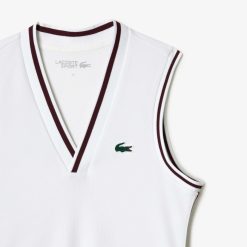 Vetements De Sport | LACOSTE Robe Sport En Pique Avec Shorty Amovible