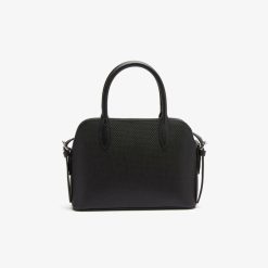 Sacs A Main & Cabas | LACOSTE Sac Bugatti A Bandouliere Amovible Chantaco En Cuir Pique