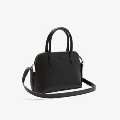 Sacs A Main & Cabas | LACOSTE Sac Bugatti A Bandouliere Amovible Chantaco En Cuir Pique