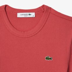 T-Shirts | LACOSTE T-Shirt Cotele Slim Fit En Coton