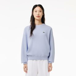 Pullovers | LACOSTE Pull Col Rond Femme Lacoste En Coton Biologique