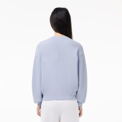 Pullovers | LACOSTE Pull Col Rond Femme Lacoste En Coton Biologique