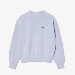 Pullovers | LACOSTE Pull Col Rond Femme Lacoste En Coton Biologique