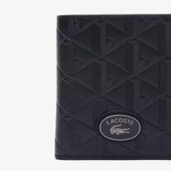 Portefeuilles & Petite Maroquinerie | LACOSTE Portefeuille Compact Nomogramme Protection Rfid