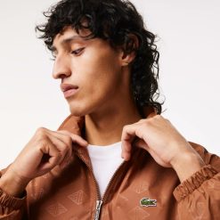 Survetements | LACOSTE Veste De Survetement Homme Lacoste Imprime Monogramme