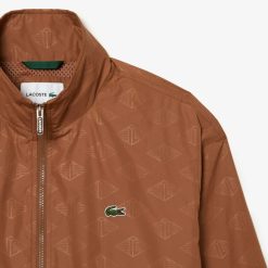 Survetements | LACOSTE Veste De Survetement Homme Lacoste Imprime Monogramme