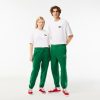 Pantalons & Shorts | LACOSTE Pantalon De Survetement Jogger Unie En Molleton De Coton Biologique