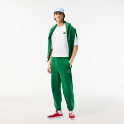 Pantalons & Shorts | LACOSTE Pantalon De Survetement Jogger Unie En Molleton De Coton Biologique