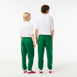 Pantalons & Shorts | LACOSTE Pantalon De Survetement Jogger Unie En Molleton De Coton Biologique