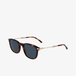 Lunettes De Soleil | LACOSTE Lunettes De Soleil Homme Rectangulaires Lacoste En Acetate