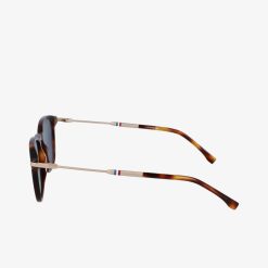 Lunettes De Soleil | LACOSTE Lunettes De Soleil Homme Rectangulaires Lacoste En Acetate